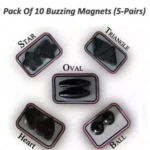 Magnet Set – 10-Piece Magnetic Stones (5 Pairs) | Heart, Oval, Triangle, Ball, Star Shaped Polished Chumbak Toys for Kids & Adults – Learning & Fun Activity Set - Image 2