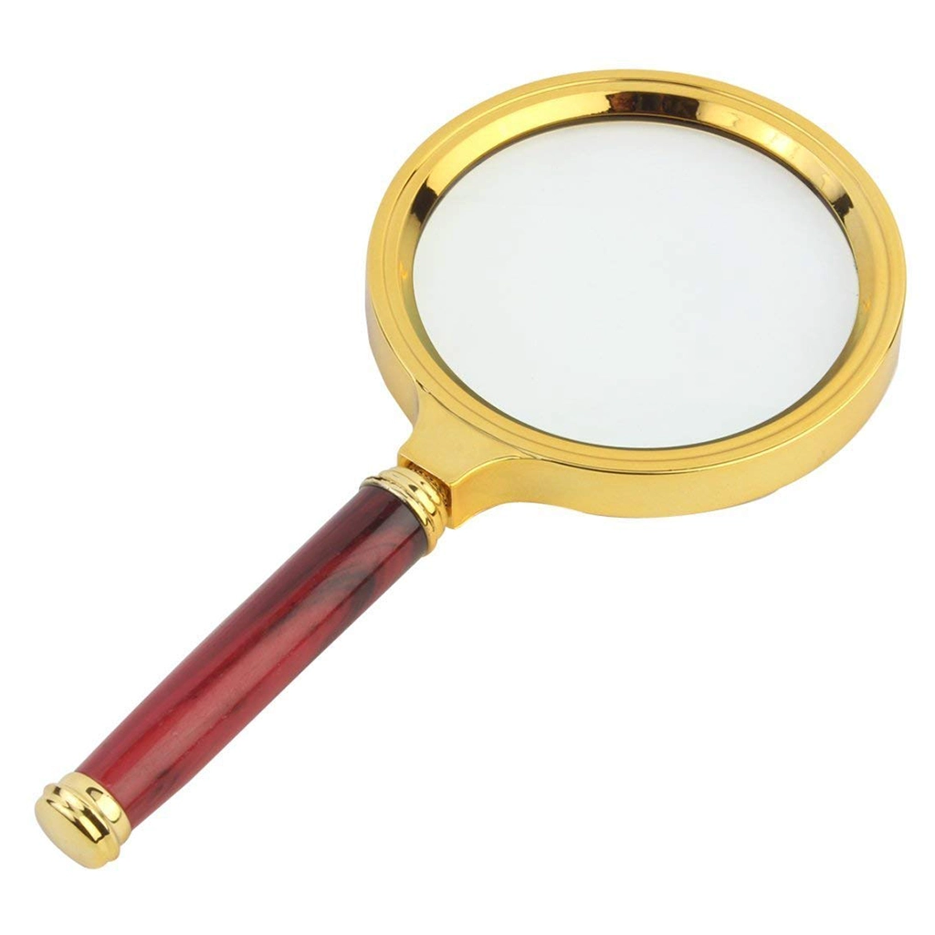 magnifying-glass-magnifier-gold-1 Magnifying Glass – Magnifier Gold 3X-70mm (Pack of 1) - Image 1