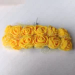 Artificial Mini Foam Rose Flower Heads – Multicolour DIY Craft Flowers for Decoration, Bouquets, Scrapbooking & Events - Image 22