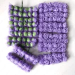 Artificial Mini Foam Rose Flower Heads – Multicolour DIY Craft Flowers for Decoration, Bouquets, Scrapbooking & Events - Image 12