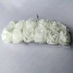 Artificial Mini Foam Rose Flower Heads – Multicolour DIY Craft Flowers for Decoration, Bouquets, Scrapbooking & Events - Image 21
