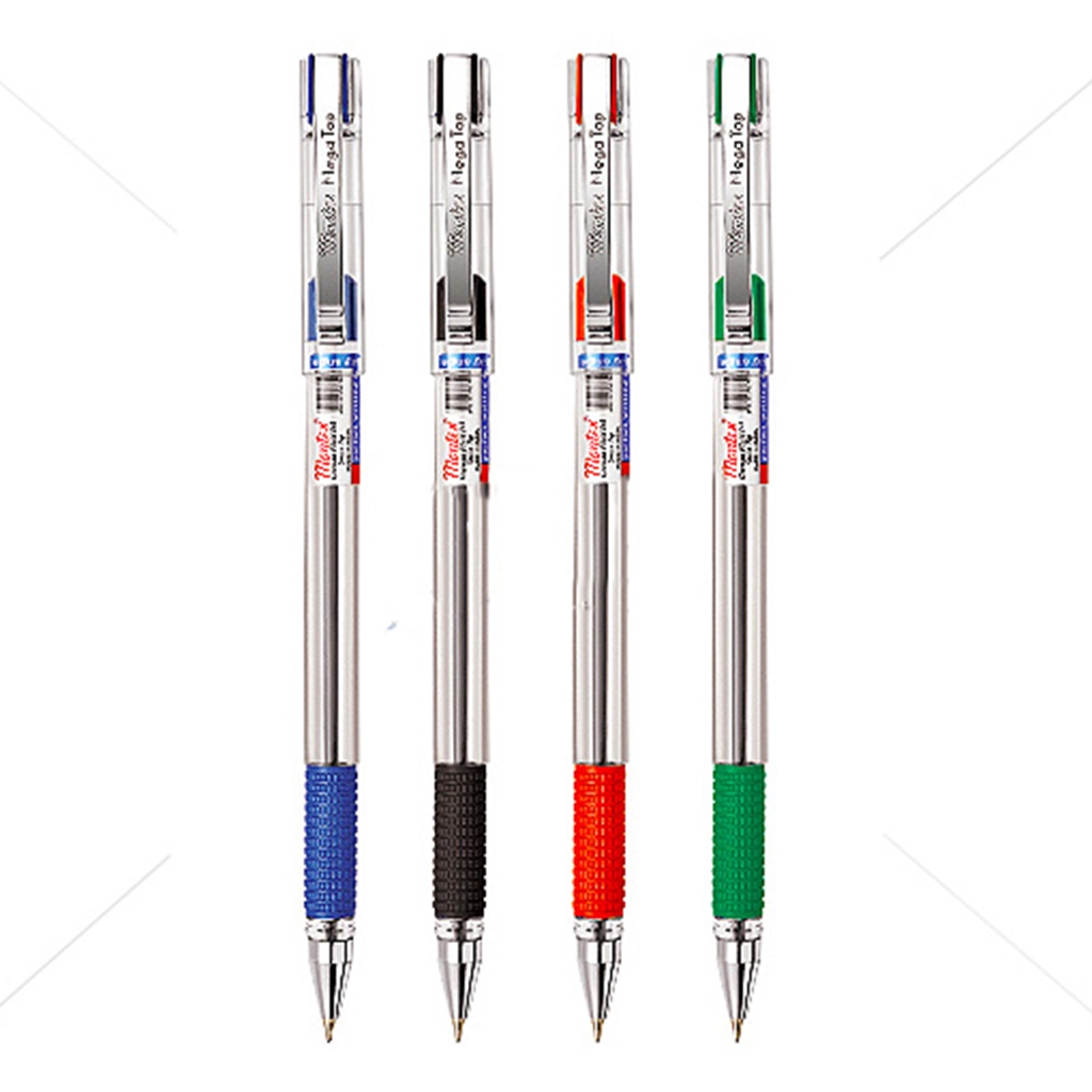 montex-mega-top-ball-pen-1 Montex Mega Top Ball Pen – Smooth & Reliable Writing Companion (Pack of 1) - Image 1