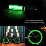 LED Flash Light Valve Caps for Car, Bike, Bicycle – Motion Sensor Wheel Tyre Rim Lights (1 Pair) | Neon Glow Accessory for Night Riding & Style - Image 4