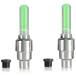 LED Flash Light Valve Caps for Car, Bike, Bicycle – Motion Sensor Wheel Tyre Rim Lights (1 Pair) | Neon Glow Accessory for Night Riding & Style - Image 6