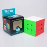 MoYu MeiLong 3x3x3 Super Speed Cube – Stickerless Magic Puzzle Toy | Smooth Turning Ultra-Fast Brainteaser Cube for Kids & Adults