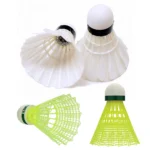 Nylon and Feather Badminton Shuttlecock – High-Performance, Durable and Perfect for Every Game (Pack of 1 pc)
