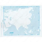 Outline Practice Map Loose Sheet – Perfect for Geography Learning & Exam Preparation (Pack of 1) - Image 3