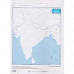 Outline Practice Map Loose Sheet – Perfect for Geography Learning & Exam Preparation (Pack of 1) - Image 7