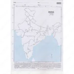 Outline Practice Map Loose Sheet – Perfect for Geography Learning & Exam Preparation (Pack of 1) - Image 2