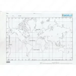 Outline Practice Map Loose Sheet – Perfect for Geography Learning & Exam Preparation (Pack of 1) - Image 5