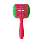 Oval New Born Baby Toys Rattle Set 1 Pc – Safe, Colorful and Fun for Your Little One! (Pack of 1)