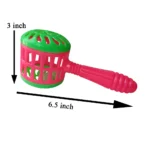 Oval New Born Baby Toys Rattle Set 1 Pc – Safe, Colorful and Fun for Your Little One! (Pack of 1) - Image 2