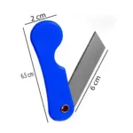 Plastic and Steel Paper Cutter Knife (Multicolor, Pack of 1) - Image 4