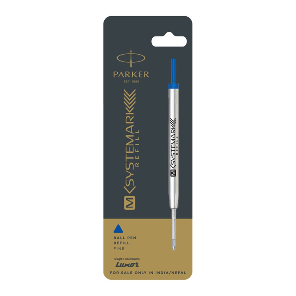 parker-m-systemark-ball-pen-refill-blue Parker M Systemark Ball Pen Refill – Fine/Medium Point (Pack of 1) - Image 1