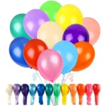 Party Decoration – 12 Inch Balloons, Latex Balloons, Party Balloons, Helium Balloons for Baby Shower, Wedding Decorations, Birthday Party Decorations (Multicolor, Pack of 25 pcs)