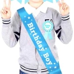 Party Decoration – Birthday Boy Satin Sash - Celebrate the Star of the Day (Multicolor, Pack of 1) - Image 4