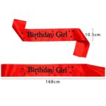 Party Decoration – Birthday Girl Satin Sash - Celebrate in Style (Multicolor, Pack of 1) - Image 2