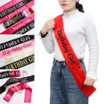 Party Decoration – Birthday Girl Satin Sash - Celebrate in Style (Multicolor, Pack of 1) - Image 3