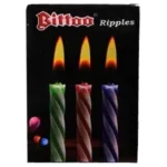 Party Decoration – Bittoo Ripples Cake Candle - Add a Sparkling Touch to Your Celebration (Pack of 15 pcs)