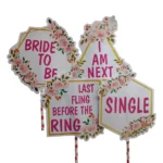 Party Decoration – Bride to Be Party Props Set - Perfect for Bridal Shower & Bachelorette Party Fun (12 Pieces) - Image 3
