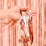 Party Decoration – Foil Fringe Curtain - Shiny Party Backdrop for Stunning Decorations (3 Feet Width X 6 Feet Length, Pack of 1) - Image 16