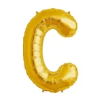 Party Decoration – Golden Alphabet Foil Balloons – Spell Out Your Celebrations! (16 inch, Pack of 1) - Image 30