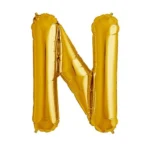 Party Decoration – Golden Alphabet Foil Balloons – Spell Out Your Celebrations! (16 inch, Pack of 1) - Image 19