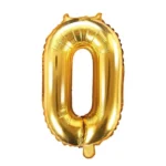 Party Decoration – Golden Number Foil Balloons - Add Sparkle to Your Celebrations (16 inch, Pack of 1) - Image 14