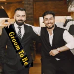 Party Decoration – Groom to Be Satin Sash - Celebrate the Upcoming Groom in Style! (Multicolor, Pack of 1) - Image 4