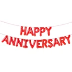 Party Decoration – Happy Anniversary Foil Balloon - Celebrate Love in Style! (Pack of 1) - Image 7