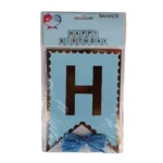 Party Decoration – Happy Birthday Banner with Foiling Border - Celebrate in Style with a Stunning Party Decoration (Pack of 1) - Image 5