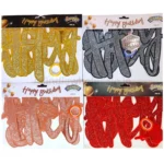 Party Decoration – Happy Birthday Cursive Sparkal Glitter Banner - Celebrate in Style with a Stunning Party Decoration (Pack of 1) - Image 4