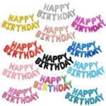 Party Decoration – Happy Birthday Foil Banner - Vibrant Party Decoration for Special Celebrations (Pack of 1)