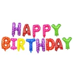 Party Decoration – Happy Birthday Foil Banner - Vibrant Party Decoration for Special Celebrations (Pack of 1) - Image 9