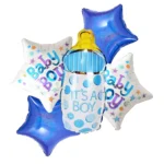 Party Decoration – It's a Girl / It's a Boy, Big Foil Helium Balloons Set for Elevate Every Celebration! (Pack of 5 pcs) - Image 9