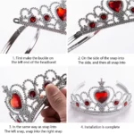 Party Decoration – Plastic Frozen Elsa Crown Headband Tiara - Sparkle Like a Princess (Pack of 1) - Image 4