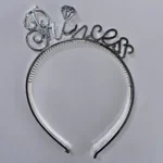 Party Decoration – Plastic Princess Crown Headband Tiara - Sparkle Like Royalty! (Pack of 1) - Image 2