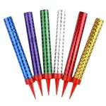 Party Decoration – Sparkle Candle - Light Up Your Celebrations with Glittering Magic (Pack of 1) - Image 3