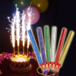 Party Decoration – Sparkle Candle - Light Up Your Celebrations with Glittering Magic (Pack of 1)
