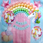 Party Decoration – Unicorn Birthday Combo Decoration Set - Enchant Your Celebration! (No.9116, Pack of 39 pcs)