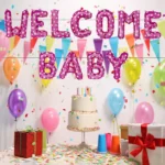 Party Decoration – Welcome Baby Foil Balloon - Celebrate Your Bundle of Joy! (Pack of 1) - Image 2