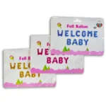 Party Decoration – Welcome Baby Foil Balloon - Celebrate Your Bundle of Joy! (Pack of 1) - Image 4