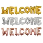 Party Decoration – Welcome Foil Balloon – Perfect for Every Celebration! (Pack of 1)