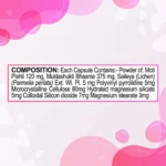 Patanjali Nutrela Bone Health - Natural 30 Capsules Calcium Supplement (Pack of 1) - Image 6