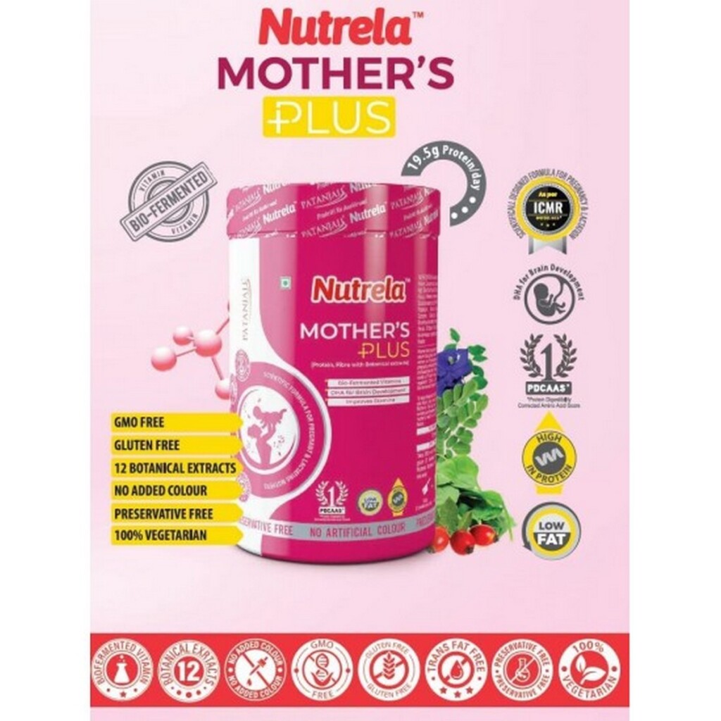 patanjali-nutrela-mothers-plus-health-drink-for-pregnancy-lactation-400g-1-scaled Patanjali Nutrela Mother’s Plus Health Drink For Pregnancy & Lactation - 400g (Pack of 1) - Image 1