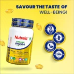 Patanjali Nutrela Organic Omega 3, 6, 7 & 9 - 60 Capsules (Pack of 1) - Image 6