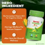 Patanjali Nutrela Vitamin B12 - 30 Veg Capsules (Pack of 1) - Image 4