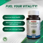 Patanjali Nutrela Vitamin D2K Natural - 60 Chewable Tablets for Men & Women - Vanilla Flavor (Pack of 1) - Image 2