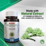 Patanjali Nutrela Vitamin D2K Natural - 60 Chewable Tablets for Men & Women - Vanilla Flavor (Pack of 1) - Image 3