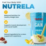 Patanjali Nutrela Weight Gain - Banana Flavor - 500g (Pack of 1) - Image 4